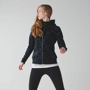 ✨️NWOT! Lululemon Floral Inkwell Fleece Scuba Hoodie II Size 2